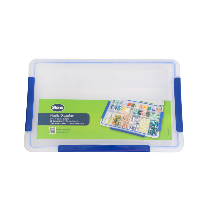 Organizador plastico JT-037 35.7x21.9x5.4cm x und