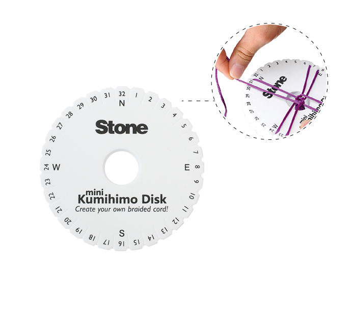 Disco kumihimo stone rd pequeno 11cm x und