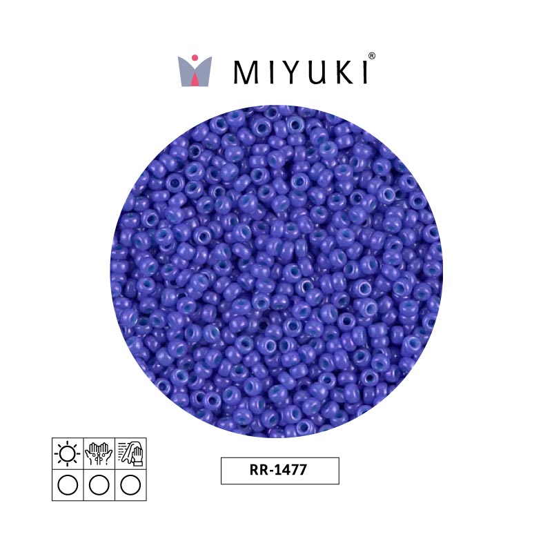 Mostacilla Miyuki rocalla 11/0 RR1477 opaque bright purple x 250g