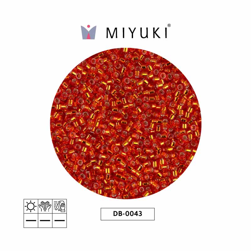 Miyuki delica 11/0 DB0043 sv ld burnt orange x 50gr