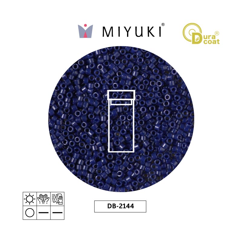 Miyuki delica 11/0 DB2144 durac op navyblue x 3g