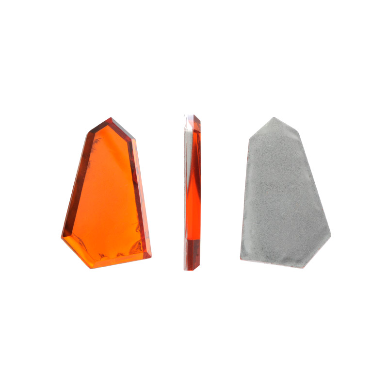 Acrilico 5035 26x43mm naranja izquierdo x und