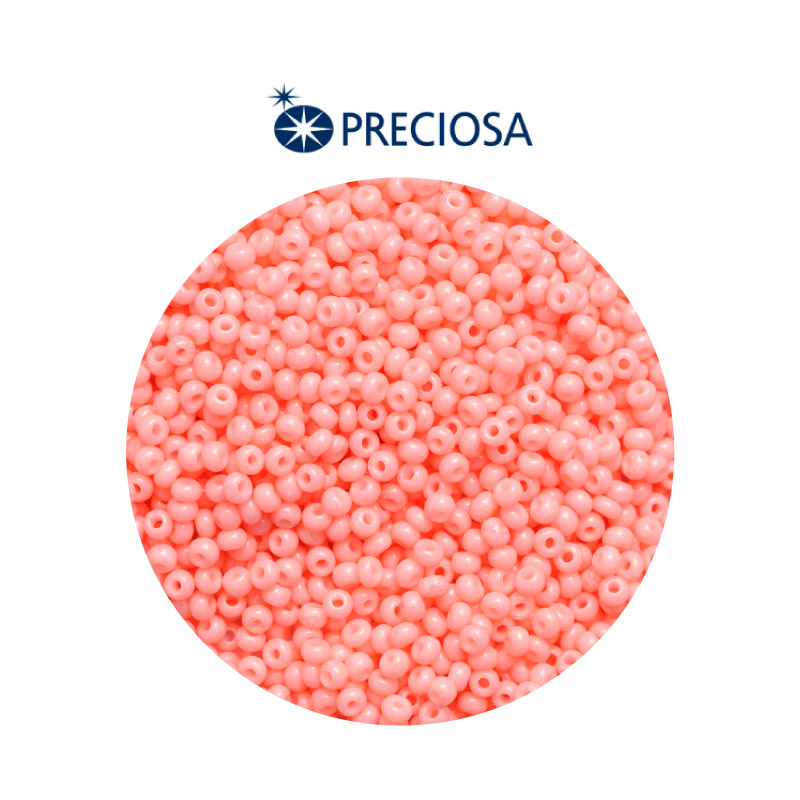 Mostacilla checa preciosa 2mm 03191 OP rosado intenso x 500g