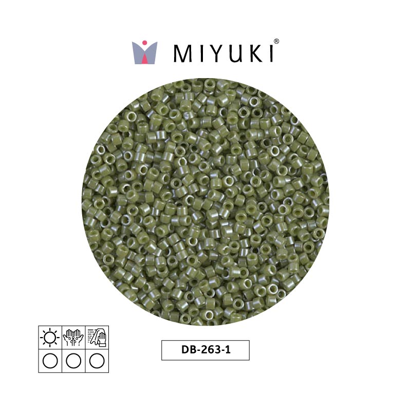 Miyuki delica 11/0 DB0263-1 opaque cacuts luster x 50g