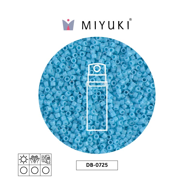 Miyuki delica 11/0 DB0725 opaque light blue x 10g