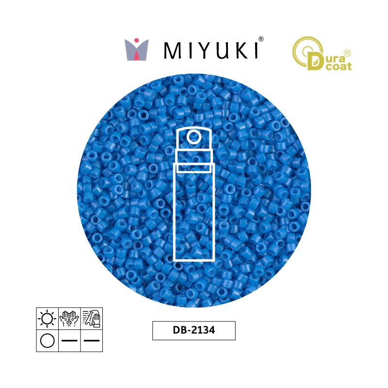 Miyuki delica 11/0 DB2134 opaque cobalt x 10g