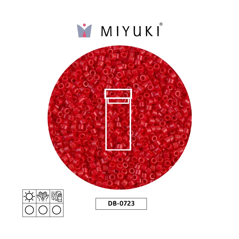 Miyuki delica 11/0 DB0723 op dark cranberry x 3g