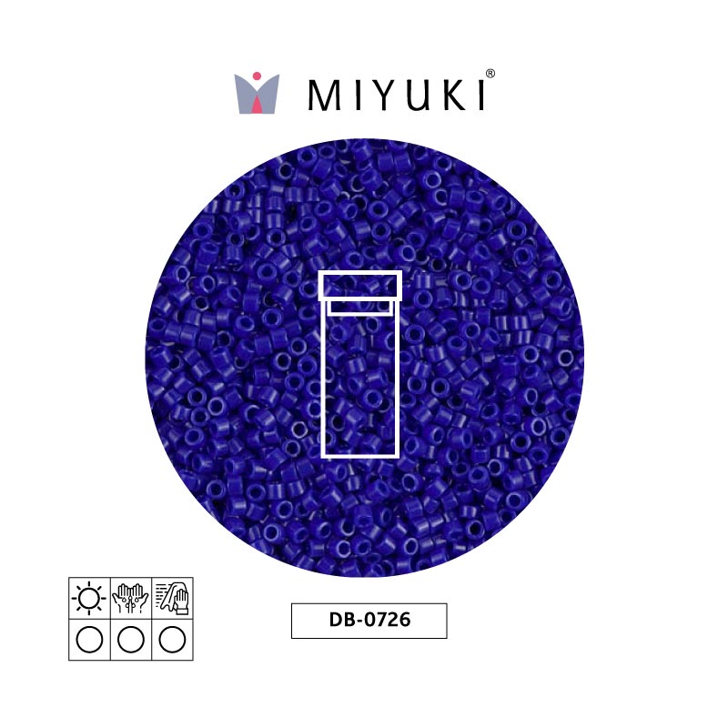 Miyuki delica 11/0 DB0726 opaque dark blue x 3g