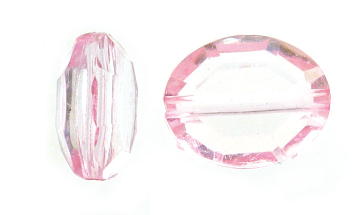 Acrilico 5350 oval 10x8mm light rose x lb(1770unds)