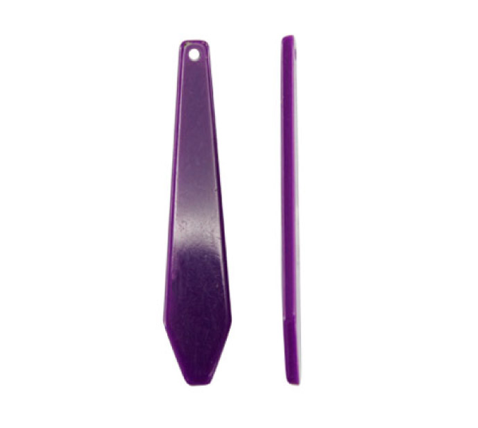 Pendiente S-1785 morado 12 11x54mm x und