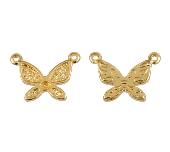 Herraje mariposa BI0718 20x28mm gold x und