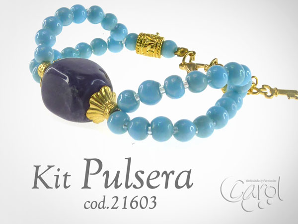 Pulsera ig nuggets amatista x und