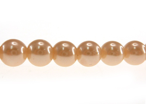 Perla sintetica redonda 8mm light peach CX-911 x 102unds