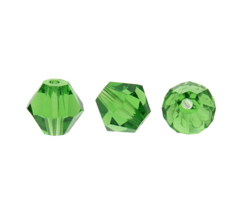 Rombo bicone 6mm 424 peridot x und