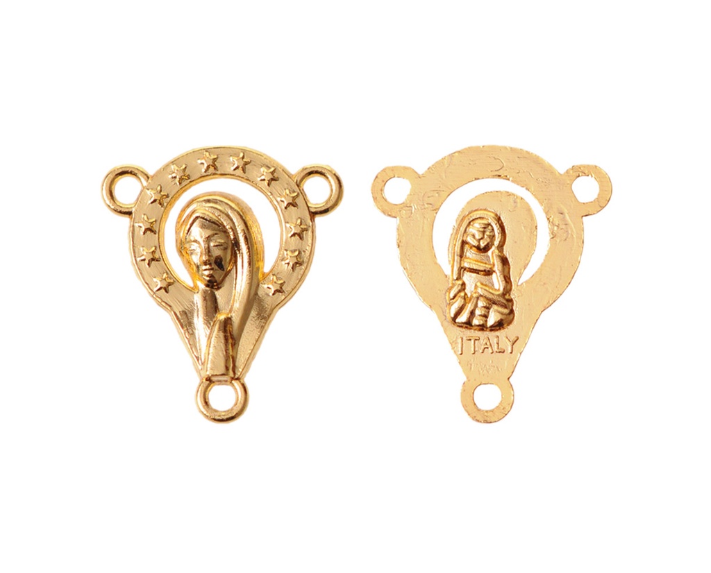 Dije crucero virgen 02 18x16mm/golfi x und