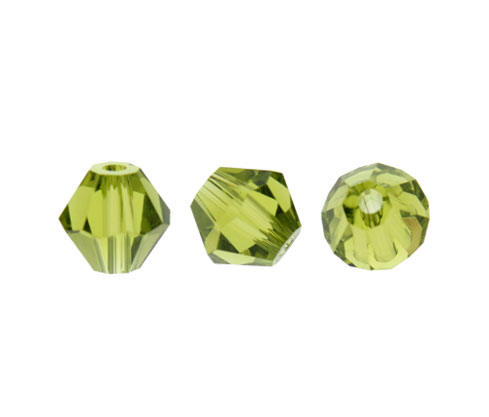 Rombo bicone 6mm 422 olivine x und