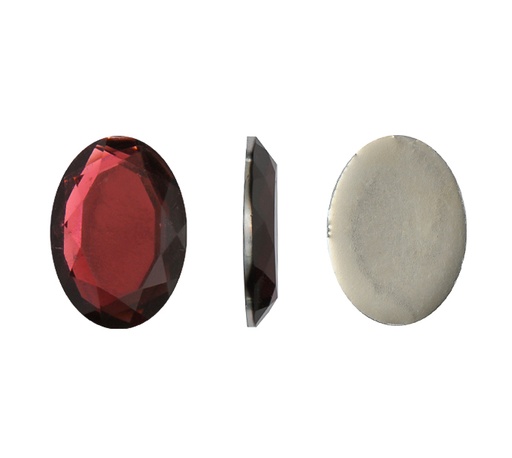 [23935] Acrilico 5006# oval 17x24mm ruby A69 x und