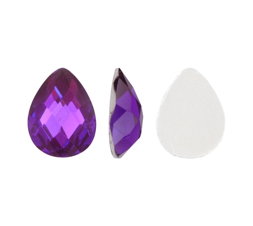 [24209] Acrilico 5029# 12x16mm lagrima violet 34 x und