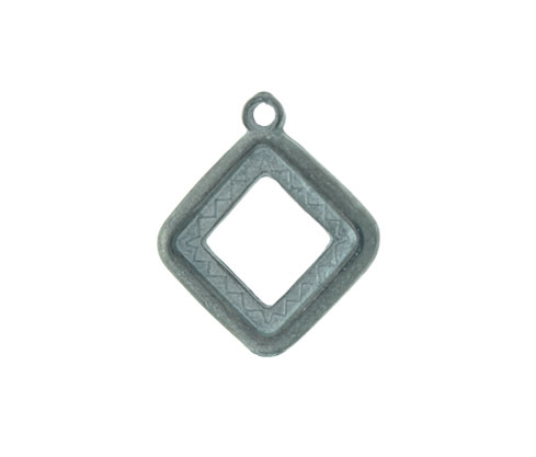 [24996] Pendiente rombo 27x23mm A-36167/R x und