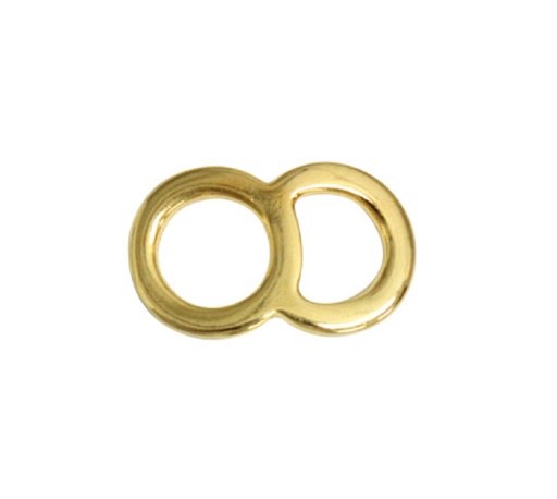 [25578] Herraje ocho Z2302 29x18mm/dorado x und