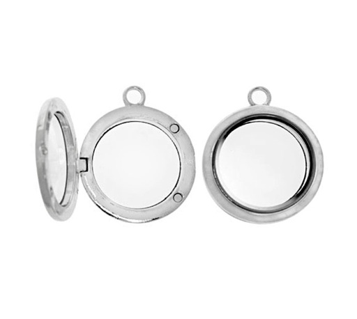 [25610] Locket pendant redondo 30mm A35914/NQ x und