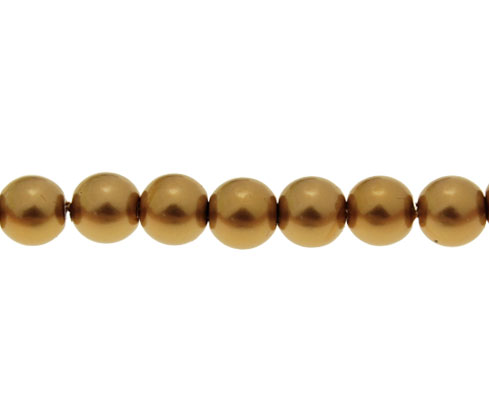 [26589] Perla sintetica redonda 6mm dorado A-71 x 75 und