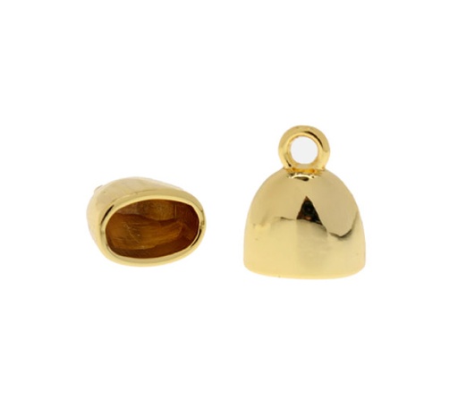 [26787] Terminal campana 15x13mm A-19625/golfi x und