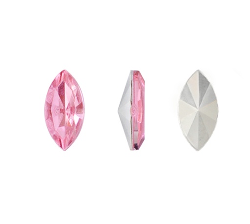 [27914] Acrilico K1015 marquesa con cono 7x15mm Light Rose 26 x und