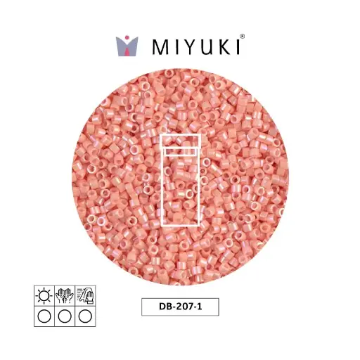 [31318] Miyuki delica 11/0 DB0207-1 opaque tea rose luster x 3g