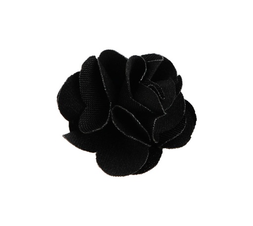 [31738] Flor tela 3.0cm 2 negro x und