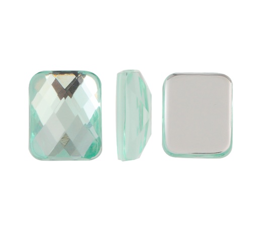 [31794] Acrilico K1031 rectangular plano 8x10mm chrysolite 21 x und