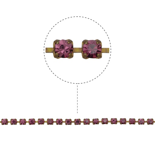 [31611] Cadena strass MCSS6.5/R amethyst x metro