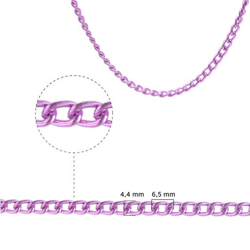 [22157] Cadena aluminio ref.2088 morada x mts