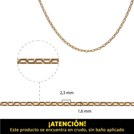 [20276] Cadena 245A/4DC/R 2.3x1.6mm x m