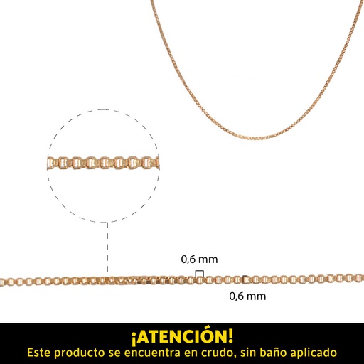 [29914] Cadena brass 0.6A 0.6mm/R x m