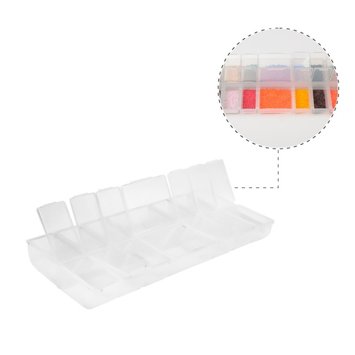 [31166] Organizador plastico JT-025 24.4x10.9x2.8cm x und