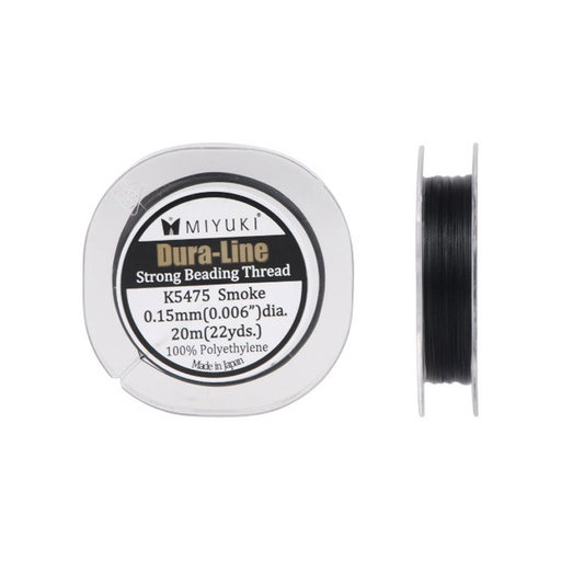 [24762] Dura-line miyuki K5475 0.15mm smoke x 20m