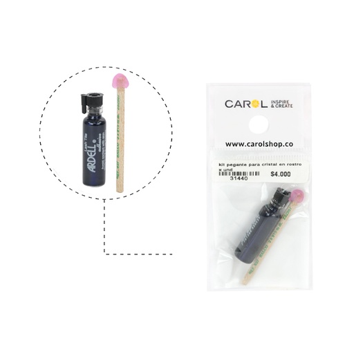 [31440] Kit pegante para cristal en rostro x und