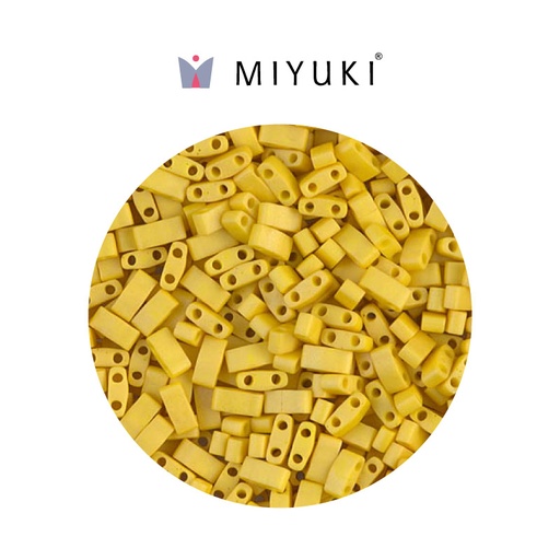 [31211] Miyuki half tila 5x2.3x1.9mm HTL2311 matte opaque canary x 250G