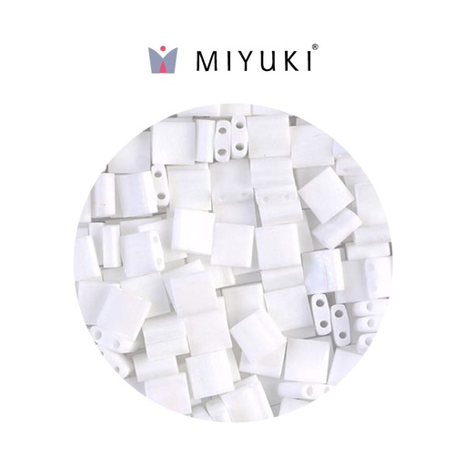 [27826] Miyuki tila 5x5x1.9mm TL0402F matte white x 50g