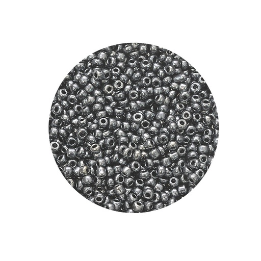 [29935] Mostacilla china 8/0-3mm hematite x 500g