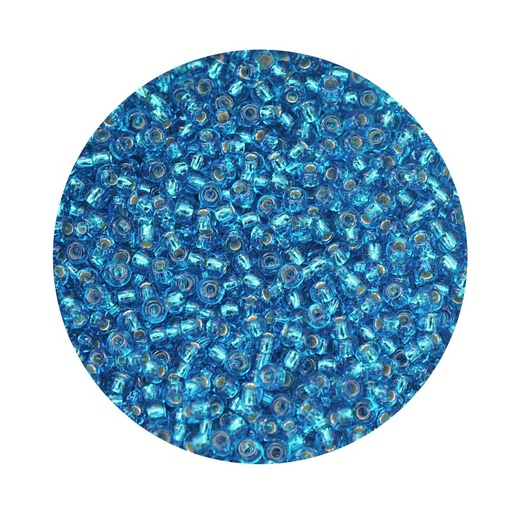 [12020] Mostacilla checa preciosa 2mm 67150 LP azul x 500g