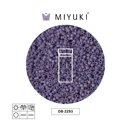 [27640] Miyuki delica 11/0 DB2293 opa glazed purple x 3g