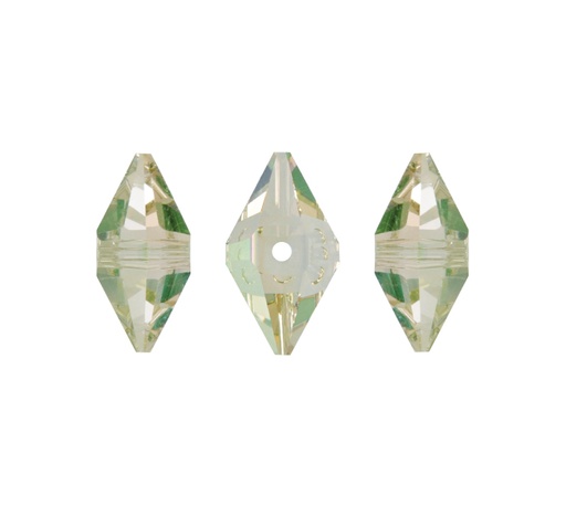 [19666] 5747 swarovski double spike  crystal luminous green 12x6mm 2spike x und