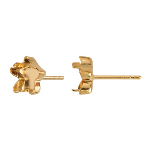 [17775] 4754DE setting arete 8x8mm/Golfi x par