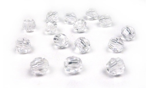 [10743] Acrilico 2022 redonda facetada 6mm cristal x lb(4.250pcs)