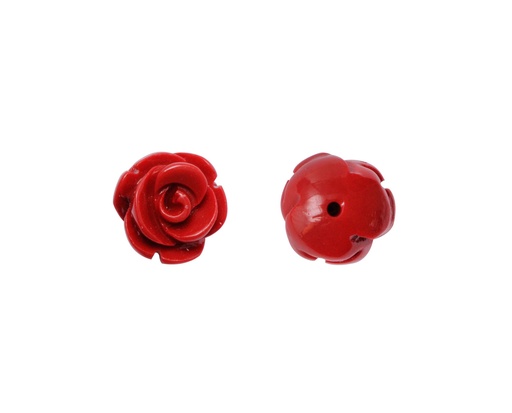 [10810] Rosa polvo de coral 1H 10mm rojo x und