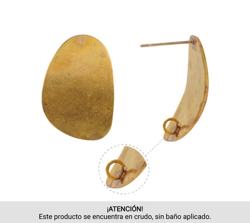 [11806] Aretes oval PJ006 17x25mm/R x par