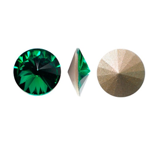 [15021] 1122CH rivoli 12mm T205 emerald x und