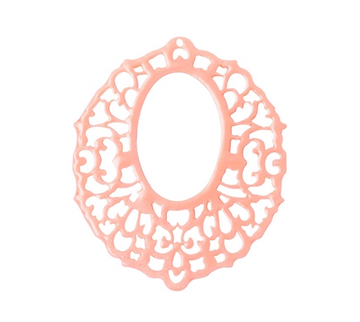 [15217] Dije polvo de coral 40x47mm 3 rosa x und